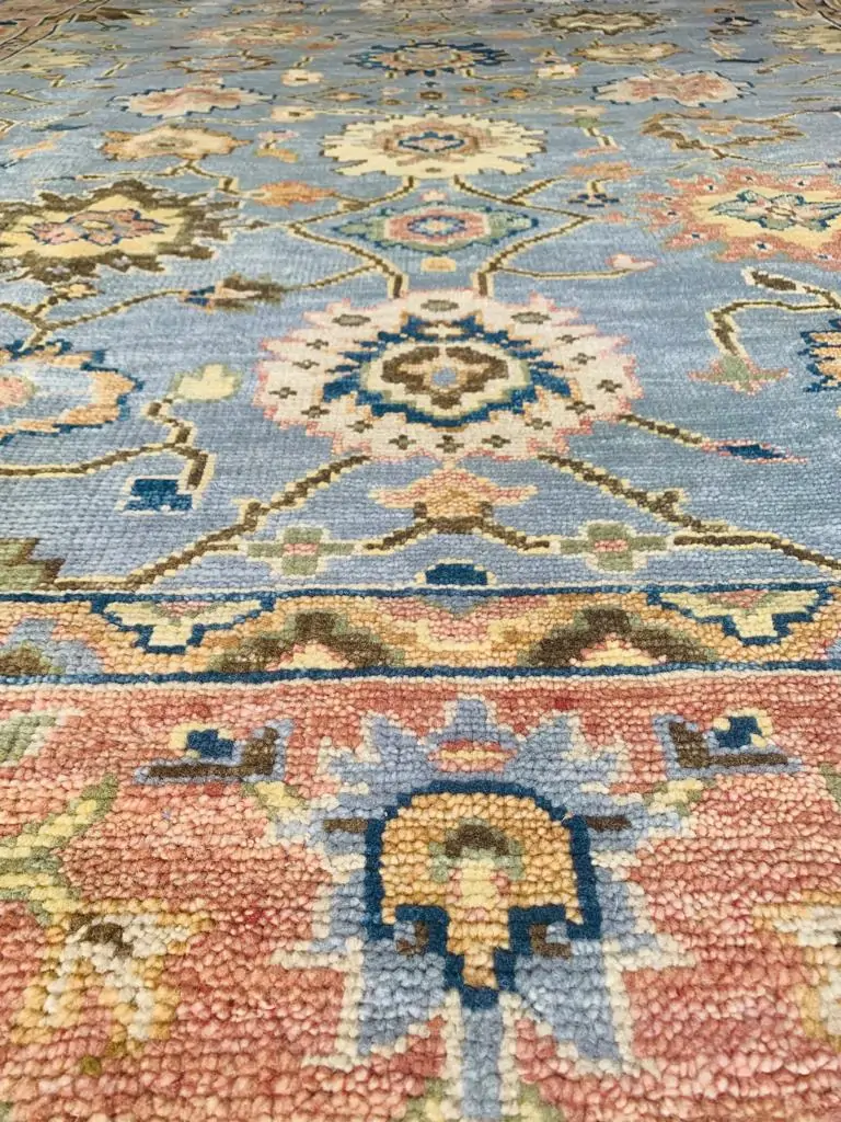 Peaches oushak handmade rug for rugvite (3)