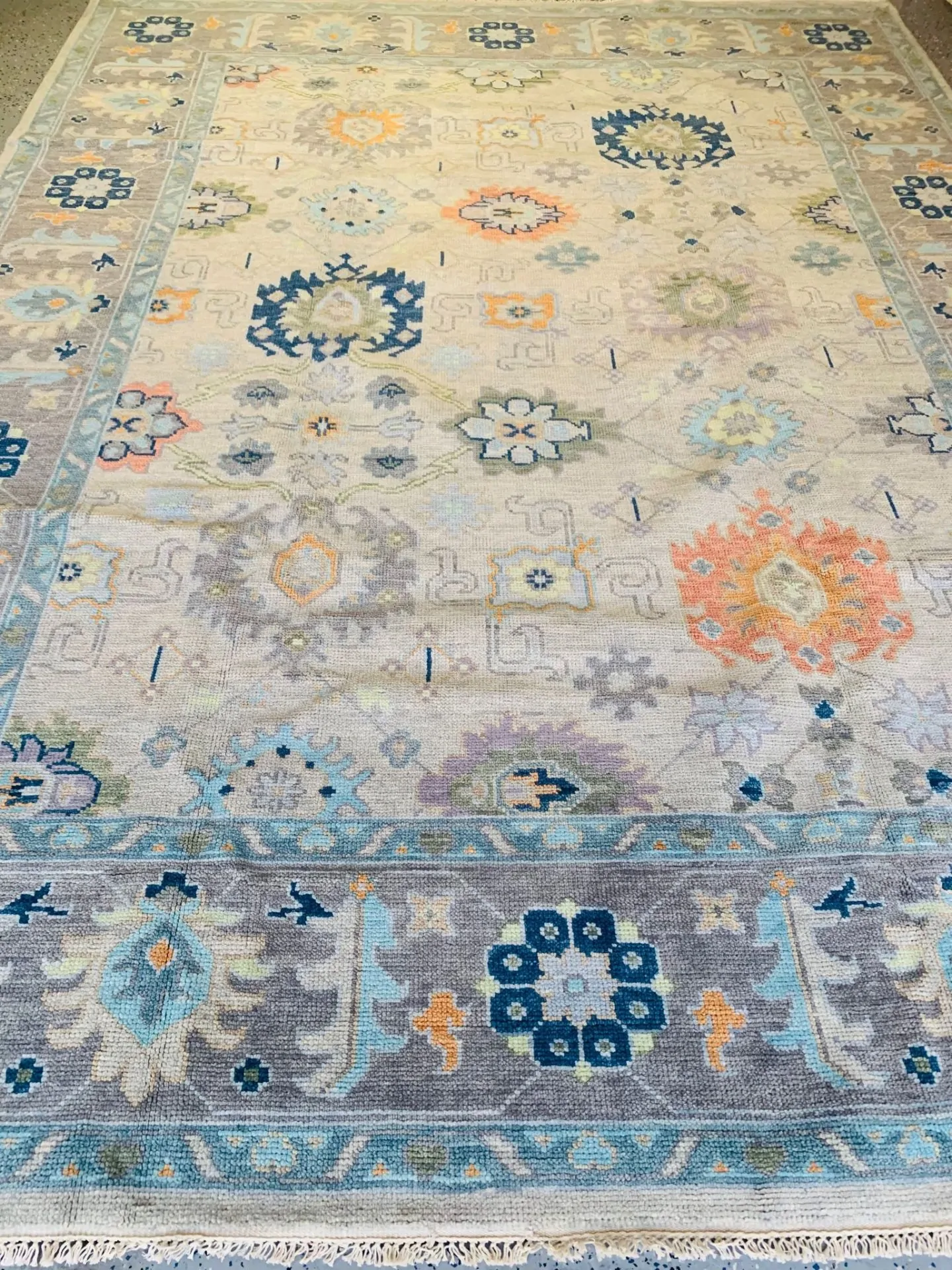 Harmony Oushak handmade wool rug for Rugvite (2)