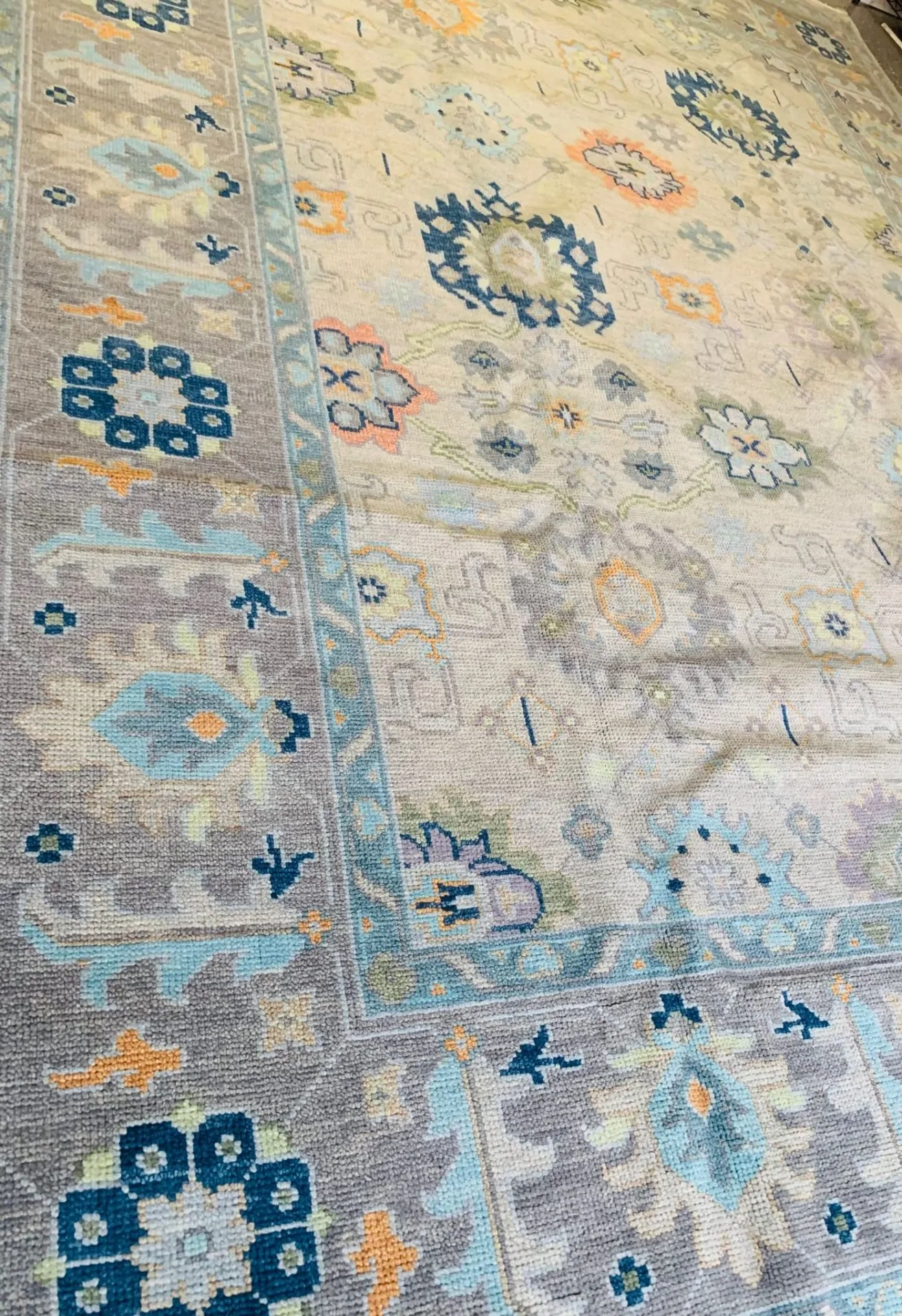 Harmony Oushak handmade wool rug for Rugvite (5)