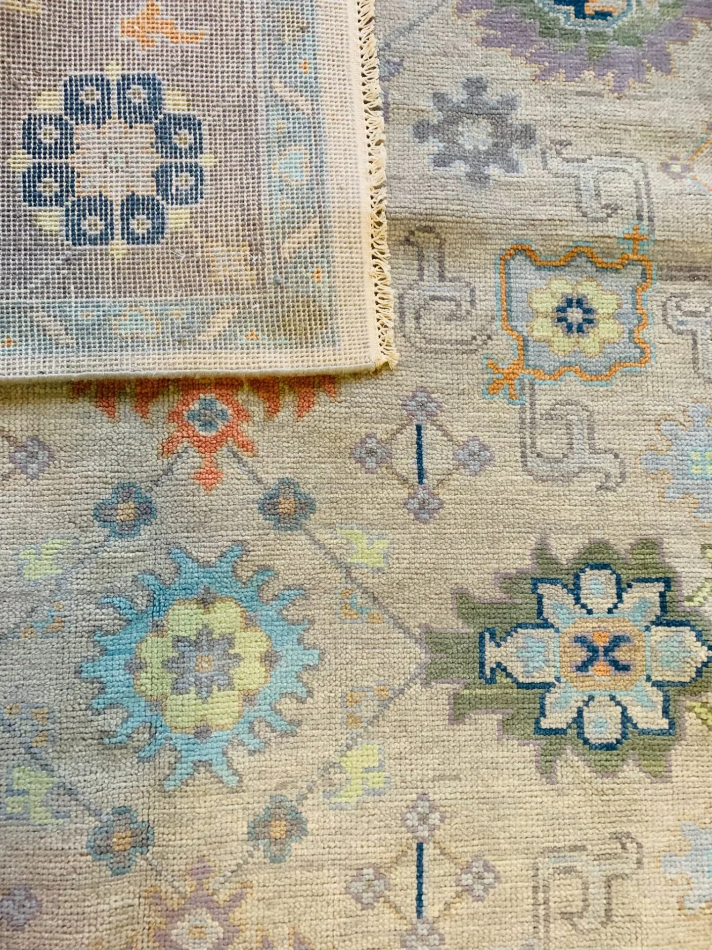 Harmony Oushak handmade wool rug for Rugvite (7)