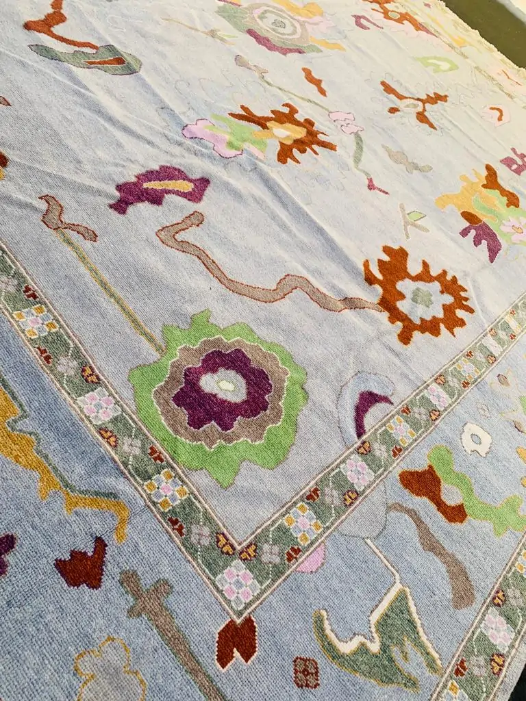 Bloomscape Oushak Handmade rug by Rugvite (3)
