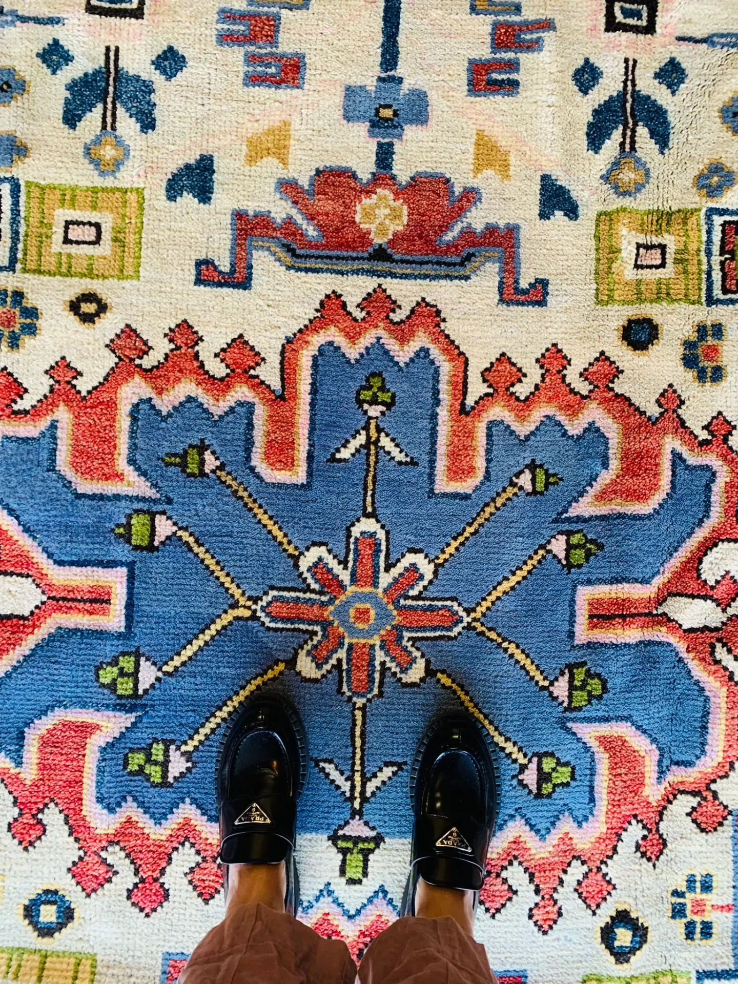 Elfish Blue Handmade Oushak Wool Rug by Rugvite (3)