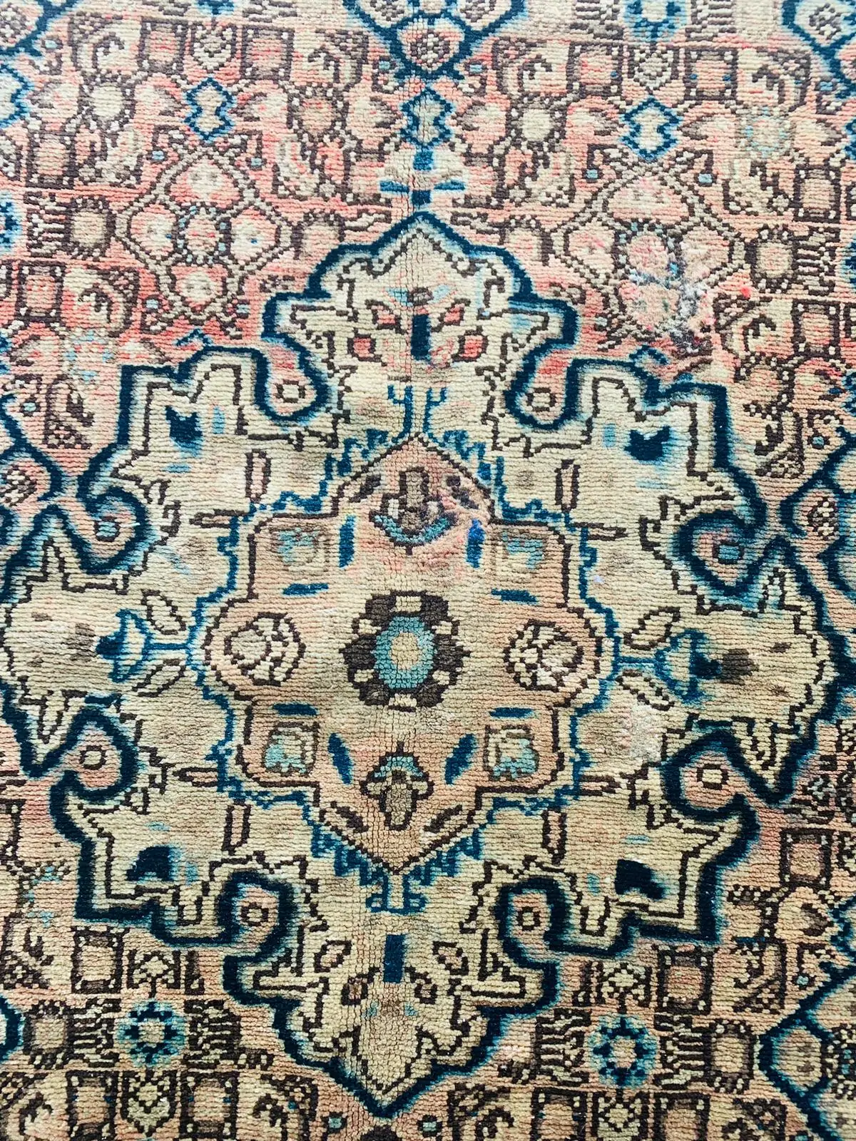 Vintage Anatolian Geometric Hand Made Rug 4.6x6.8 by Rugvite (6)