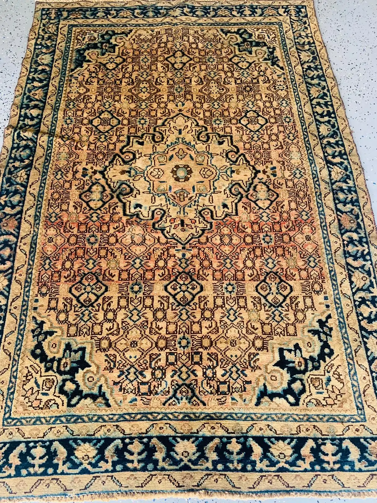 Vintage Anatolian Geometric Hand Made Rug 4.6x6.8 by Rugvite (9)
