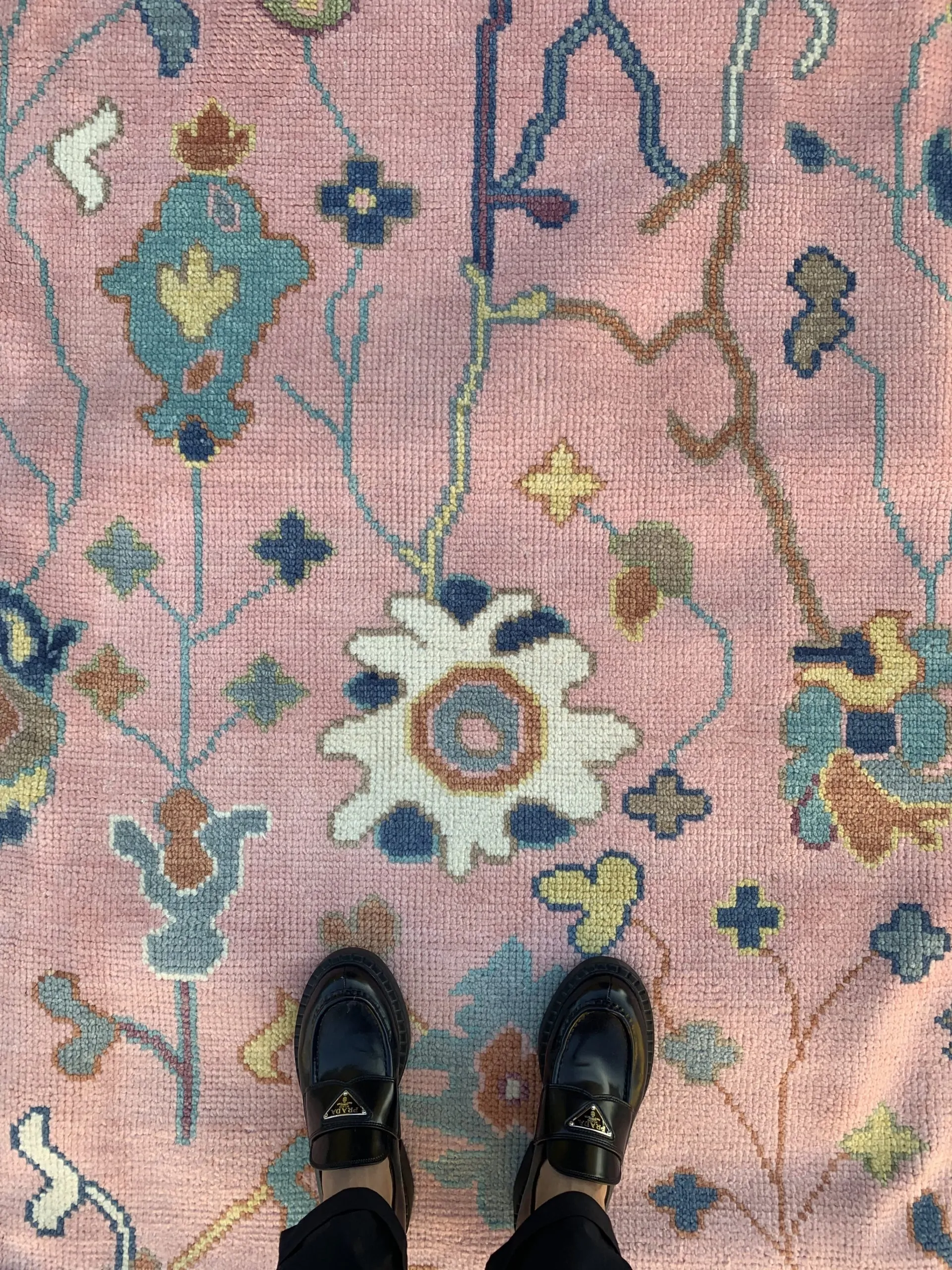 Floral Ecstasy Handmade Wool Rug by Rugvite, Austin, TX (3)