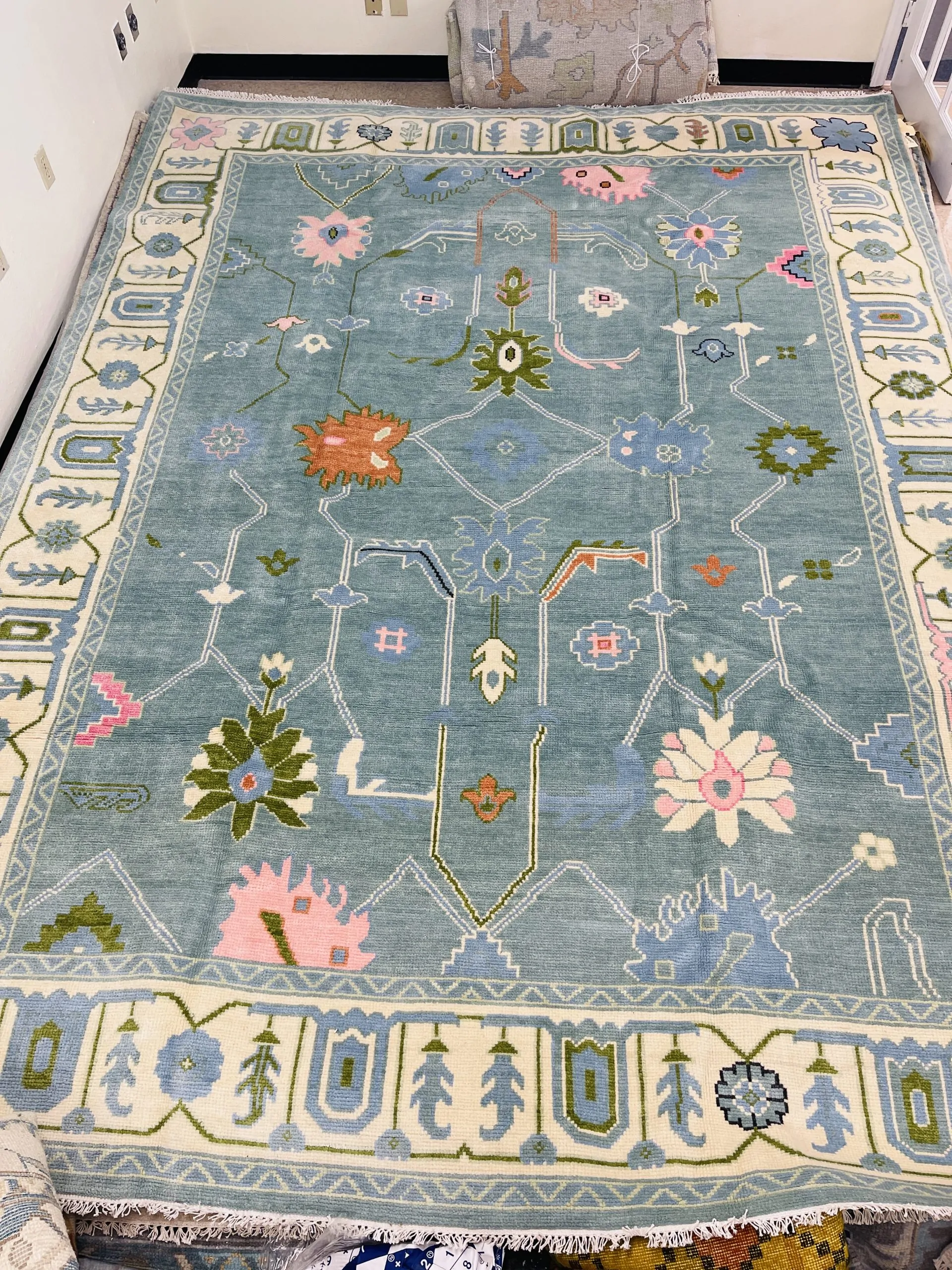 Petalmist Handmade Wool Rug 9' X 12' - Image 2